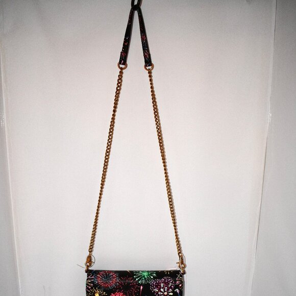 Betsey Johnson Spark Joy Wallet Crossbody Bag in Black/Multi # BJ37090N NWT - Picture 3 of 8